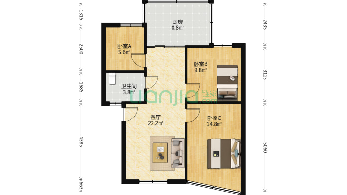 新工房铁路住宅小区二手房实景图