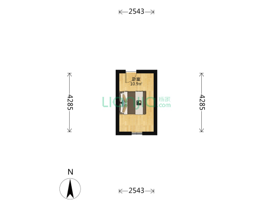 忠贤里 1室0厅0卫 14平方