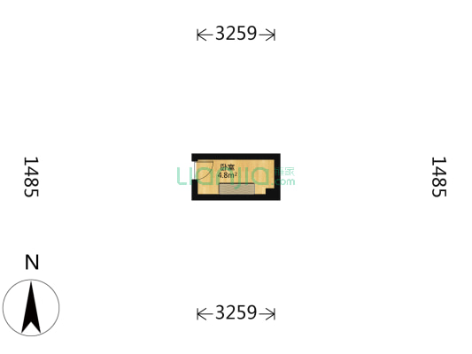 板桥三条 1室0厅0卫 14平方