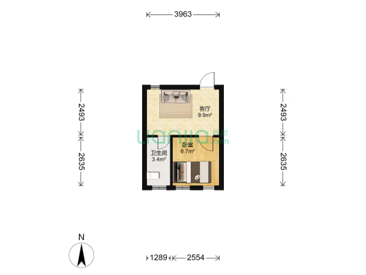 宝源路 1室1厅1卫 113平方
