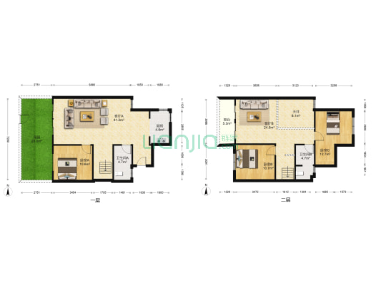 碧螺湾 3室2厅2卫 192平方