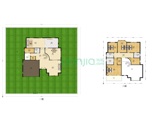 盛世香樟苑 5室3厅4卫 345平方