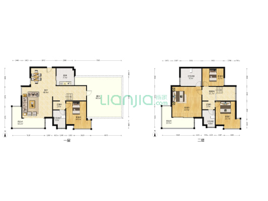 兴达江山领秀 4室1厅3卫 194平方