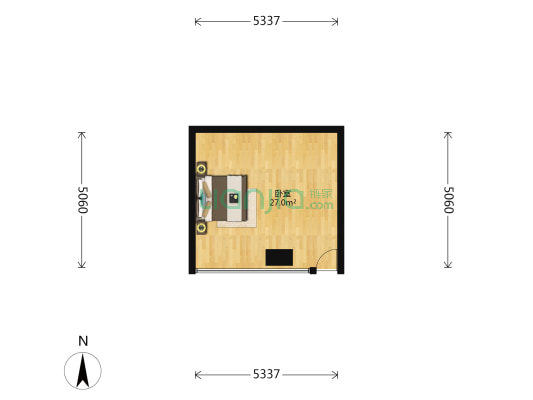 建设五马路 1室0厅0卫 38平方
