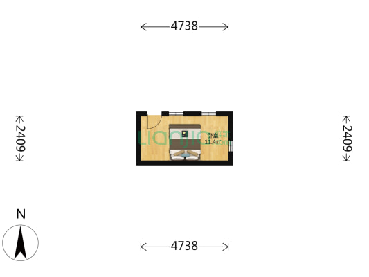 晨光里 1室0厅0卫 12平方