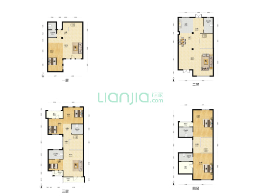 美郡花苑 6室4厅6卫 419平方