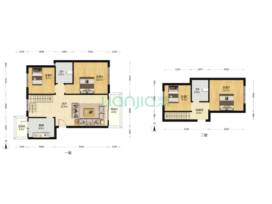 柳南一路118号 4室1厅2卫 139平方
