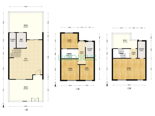 半闲瓦舍 4室1厅3卫 197平方