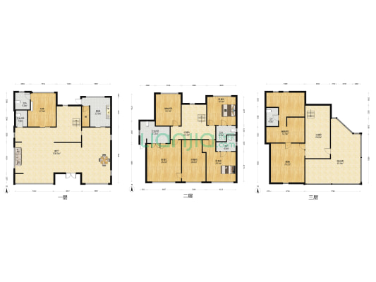 太湖山庄 4室1厅6卫 233平方
