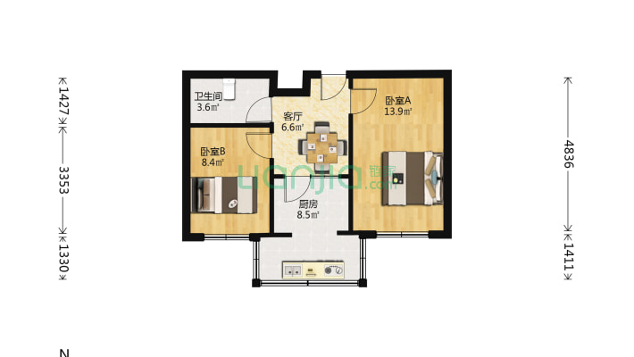 乐东小区北区二手房实景图