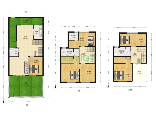 苏公馆 5室1厅4卫 320平方