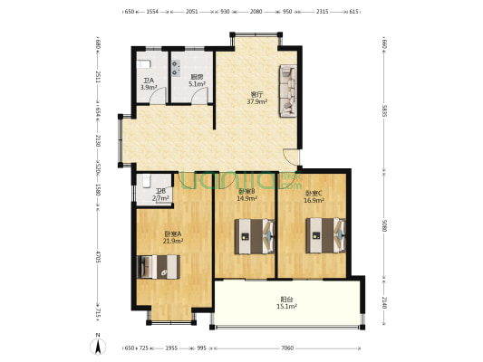 金鼎花园户型图