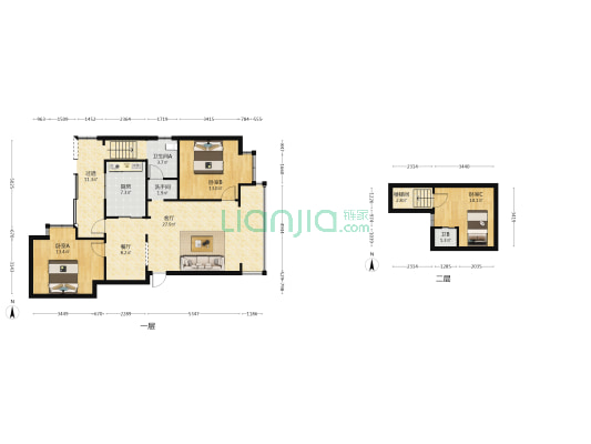 小东街31号 3室2厅3卫 87平方