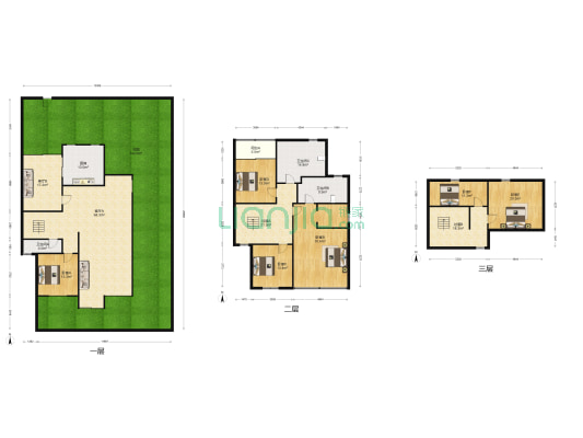 珑山林一期 6室2厅3卫 288平方