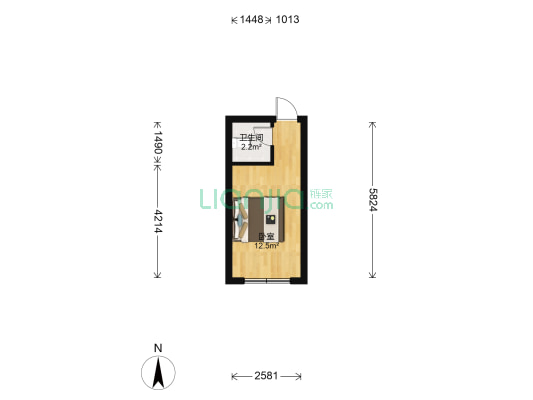 赣东北大道124号 1室0厅1卫 142平方