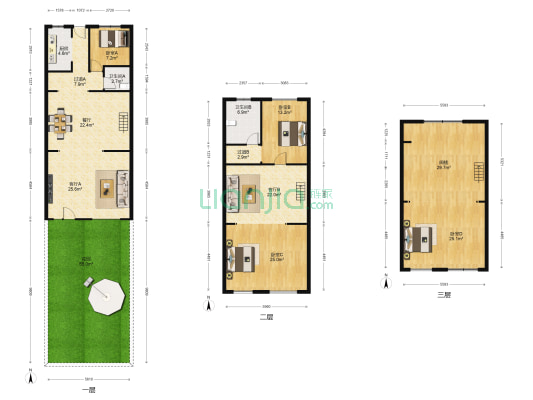 观澜花苑 4室3厅2卫 191平方
