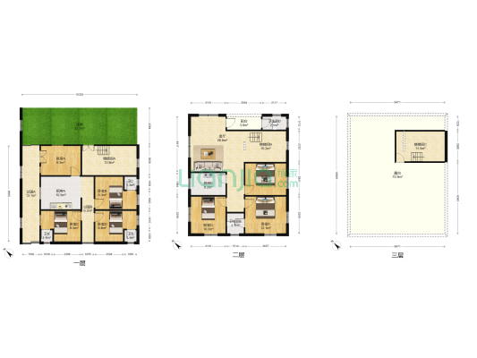 五福 7室1厅5卫 192平方