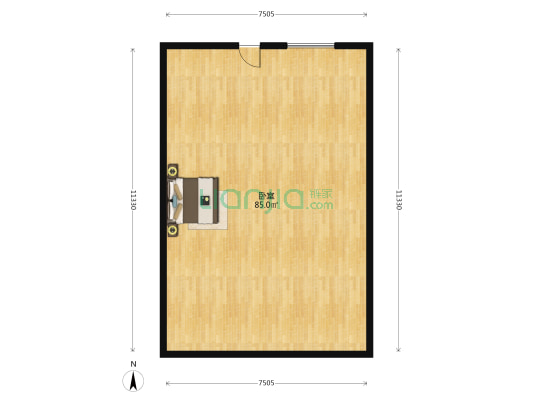 鹏华世家华府 1室0厅0卫 104平方