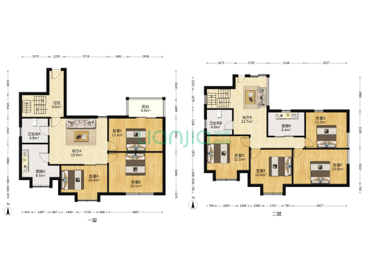 银都佳园 7室2厅2卫 236平方