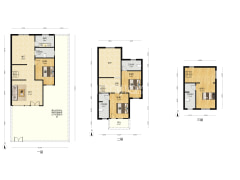 爱伦堡临湖别墅，地上三层，地下一层。-涿州京都颐和城户型图