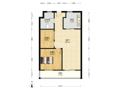 此房位于平安大街，电梯房，高楼层，全天采光充足-涿州汇元国际户型图