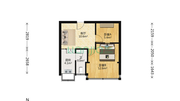 省康复中心医院家属楼二手房实景图