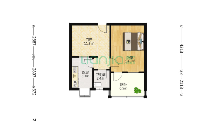 洪家楼南路18号二手房实景图
