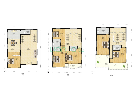 银曦中街二巷 6室2厅6卫 328平方