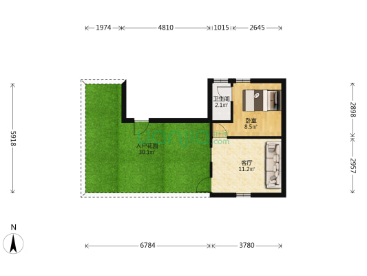 陀竹横巷 1室1厅1卫 163平方