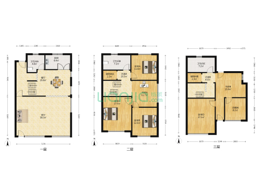 润峰苑(别墅) 6室2厅3卫 243平方