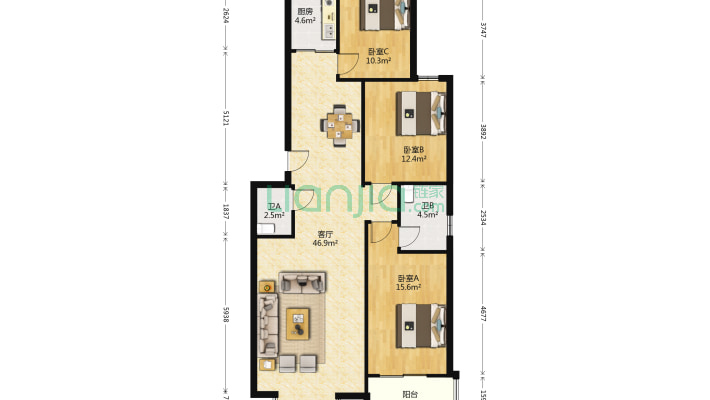 枫丹华庭二手房实景图