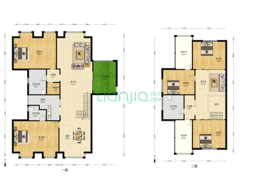 水岸·长桥 5室3厅3卫 207平方