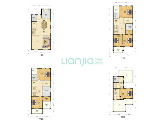 同方国暨公馆 6室2厅6卫 317平方