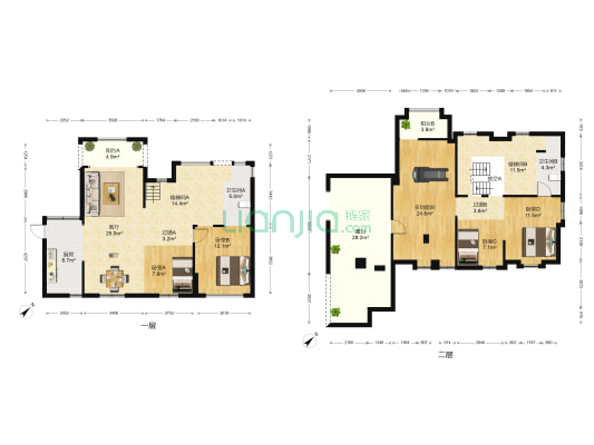 和居·邕江郡 5室1厅2卫 166平方