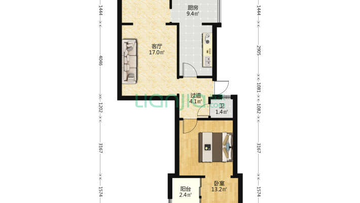 安康路117号院二手房实景图