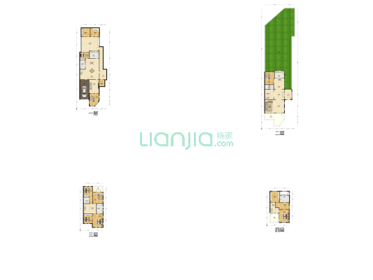 万科溪之谷天麓十九栋别墅 8室4厅5卫 234平方