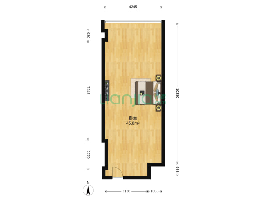 涟城汇 1室0厅0卫 60平方