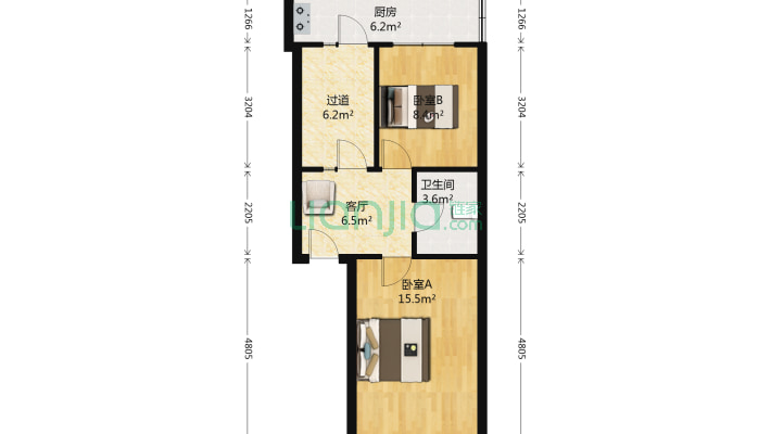 油漆厂宿舍二手房实景图