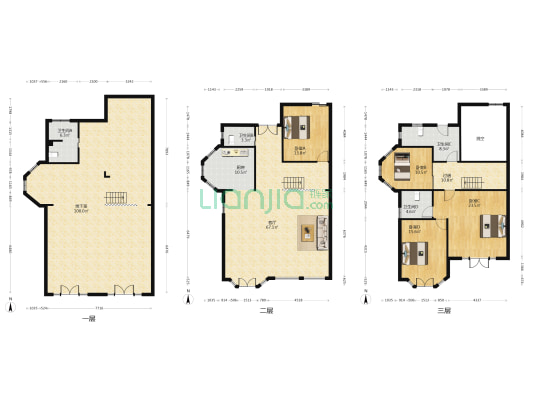 朗庭上郡苑(别墅) 4室1厅4卫 320平方