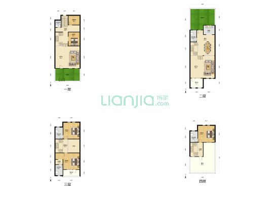 荣盛观湖郡 4室3厅5卫 283平方