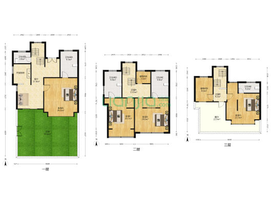 狮林里 4室1厅5卫 176平方