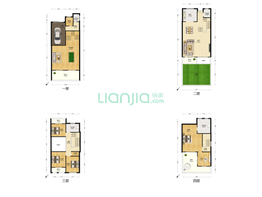 月映长滩A区 6室1厅4卫 308平方