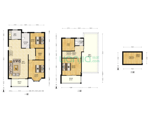 锦绣花园 4室1厅2卫 105平方