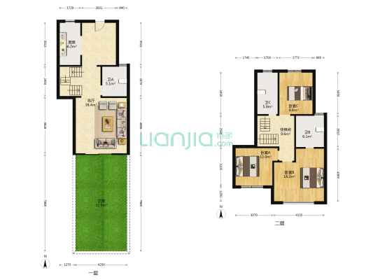 正商悦湖宽境 3室2厅2卫 117平方