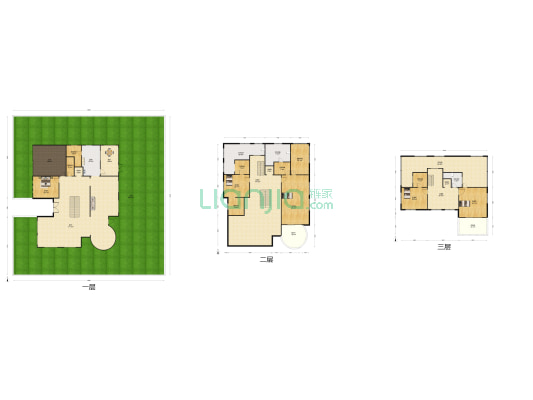 湖森堡 5室2厅3卫 630平方