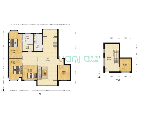 都鹏花园 3室1厅1卫 174平方