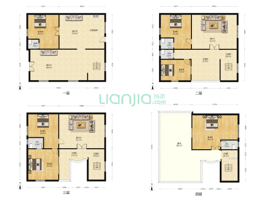 鸿图路 6室4厅5卫 372平方