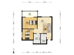 东兴北街，电梯房，楼龄新。。。。。-涿州军怡公馆户型图