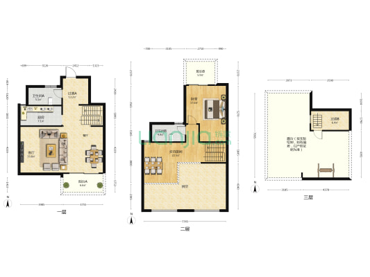 碧桂园龙川府 2室1厅2卫 155平方