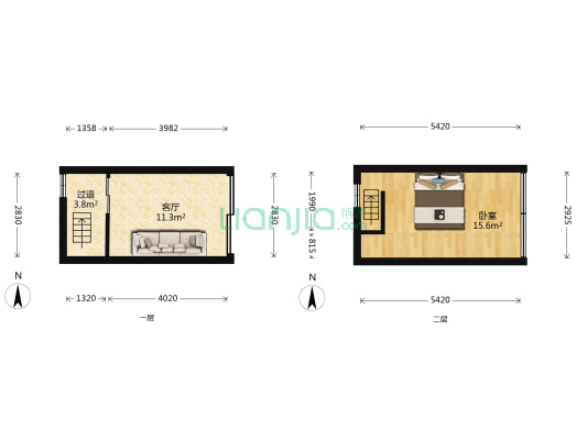 北斗弄 1室1厅0卫 33平方